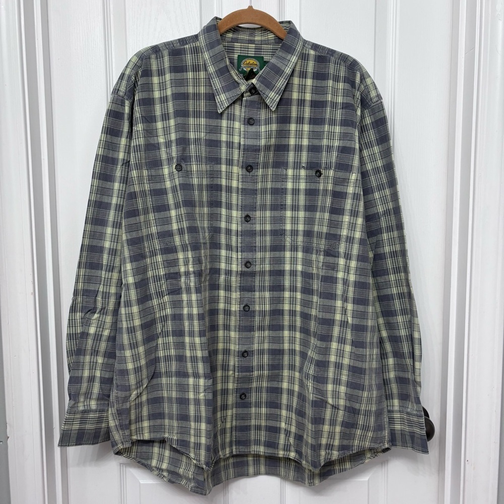 Green Plaid Button-Up Shirt | Cabela’s XL Tall